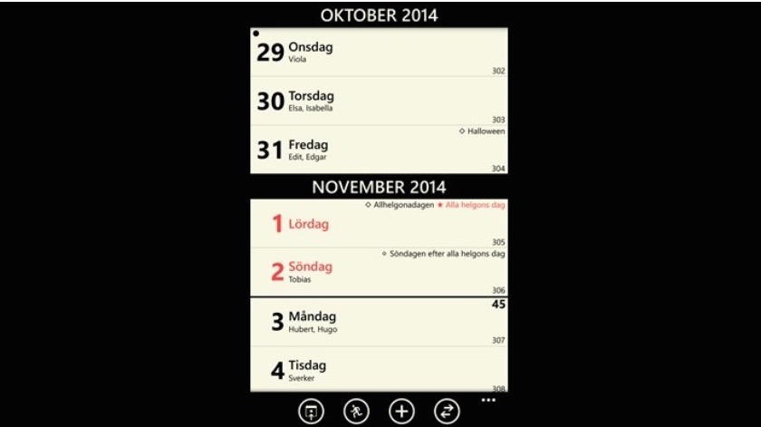 Windows Phone Apps - Chronos Calendar