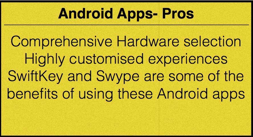 android apps pros