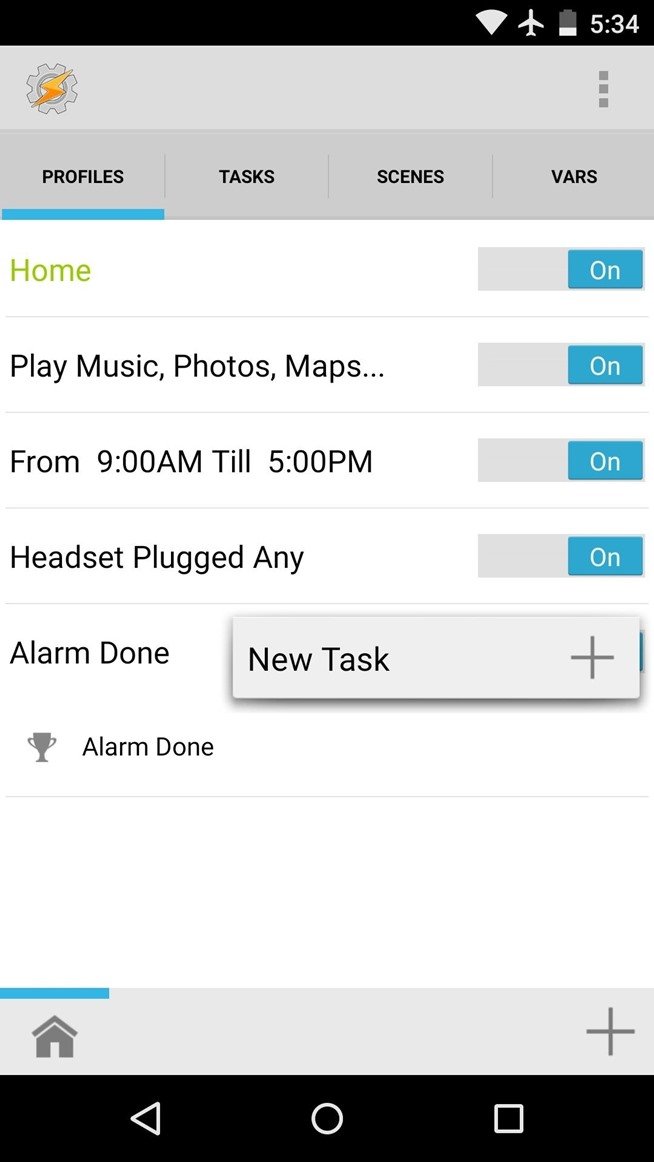 Android Apps - tasker