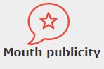Mouth publicity or the word of mouth