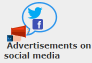Use paid advertisements on social media