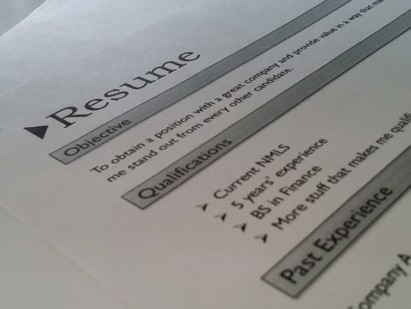 resume writing activity