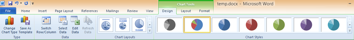 16 Chart Tools Screen