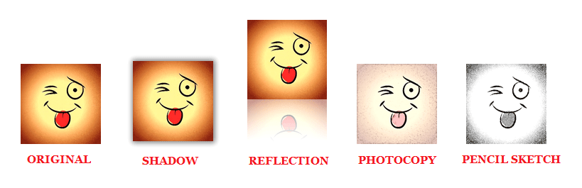 5 Picture Effects Example