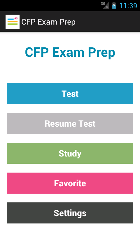 CFP Exam