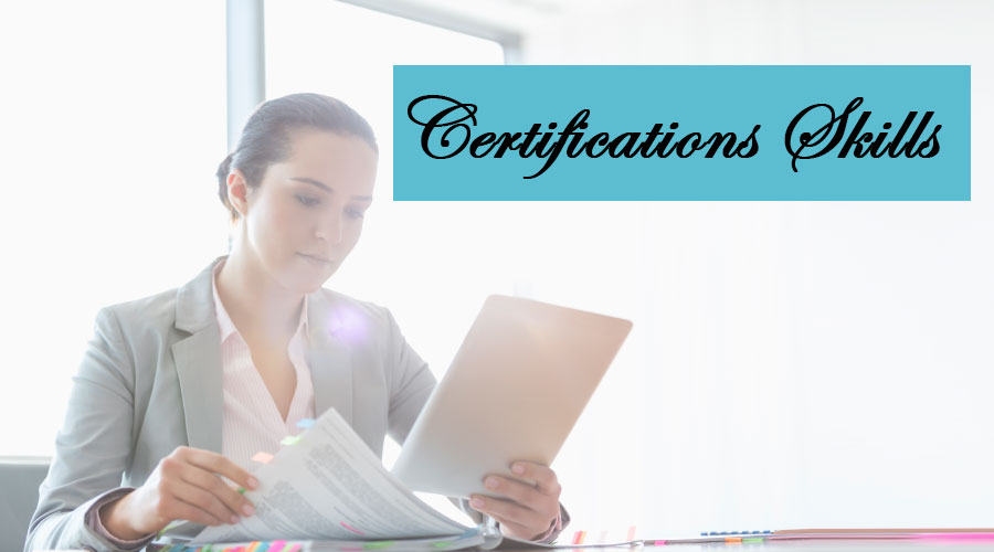 certification skills