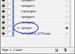 group layer - indesign