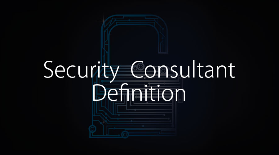 security consultant definition