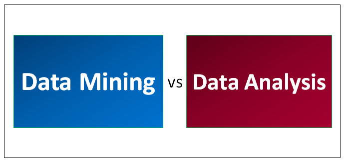 Data Mining vs Data Analysis
