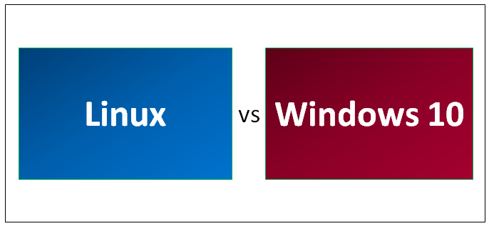 Linux vs Windows 10