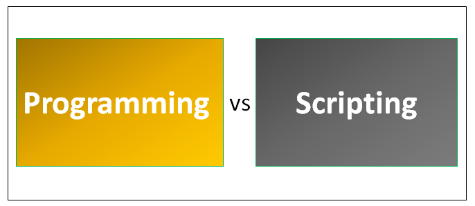 Programming vs Scripting