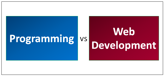 Programming vs Web Development