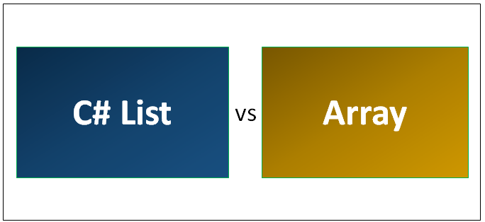 C# List vs Array