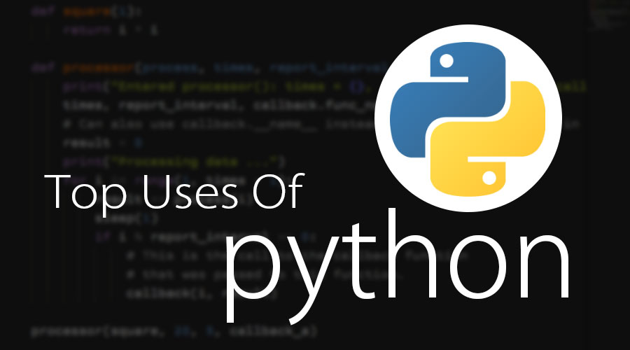 Uses Of Python