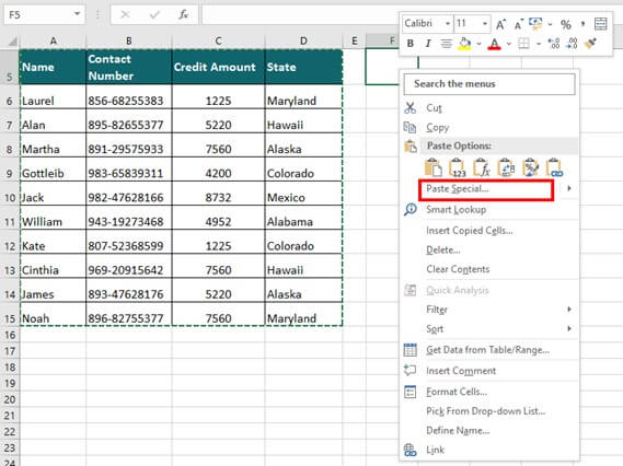 Copy-Paste Feature STEP 4