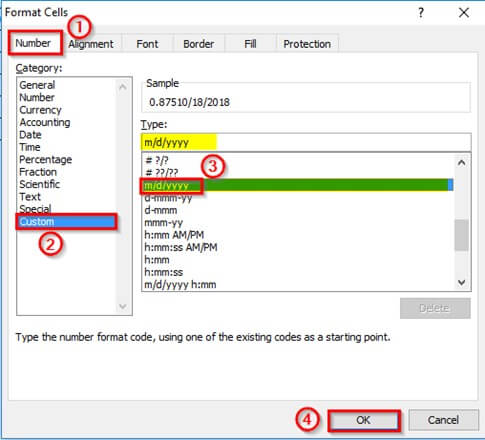Format Codes for Text Function in Excel 3
