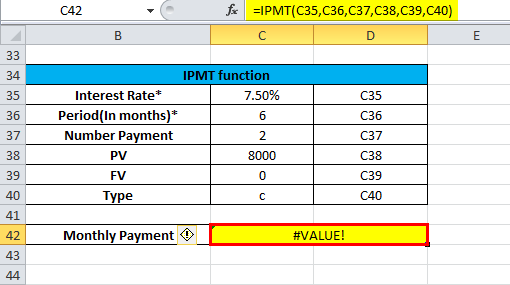 #VALUE! Error Example 3-2
