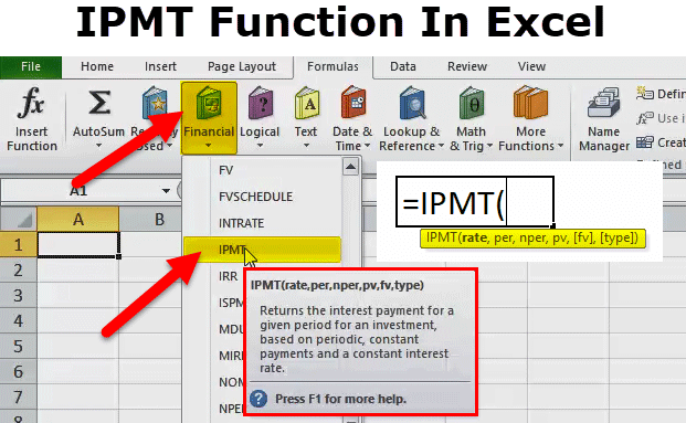 IPMT Function In Excel