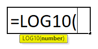 LOG Formula in Excel 2