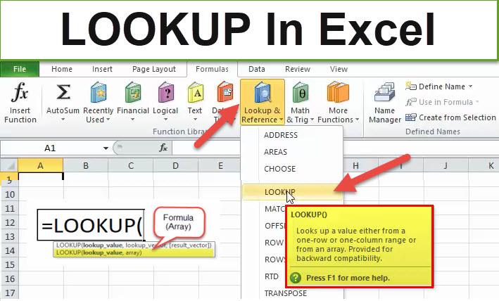 LOOKUP Function In Excel