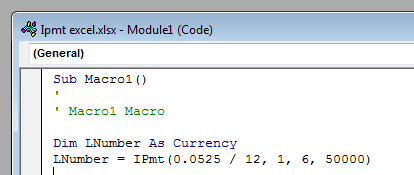 VBA Function Example