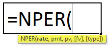 nper formula