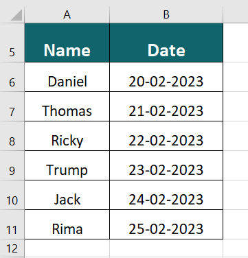 Use CONCATENATE Function step 1