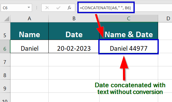 CONCATENATE Function 