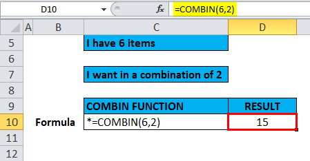 COMBIN Example 1-5
