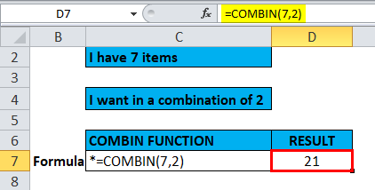 COMBIN Example 2-5
