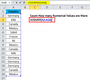 COUNT in Excel (Formula,Examples) | How to Use Count Function?