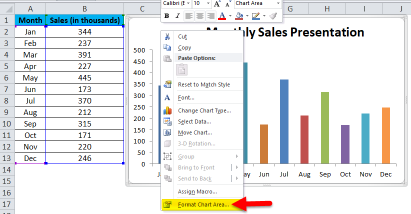 Column chart Examples 1-14
