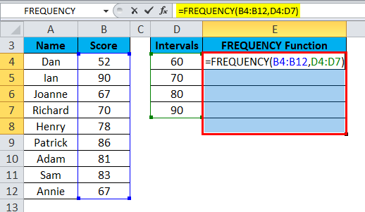 FREQUENCY Example 1-4