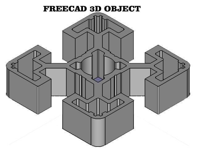 Feeecad 3d object