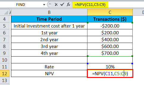 NPV Example 1-2