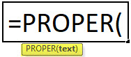 PROPER Formula in Excel