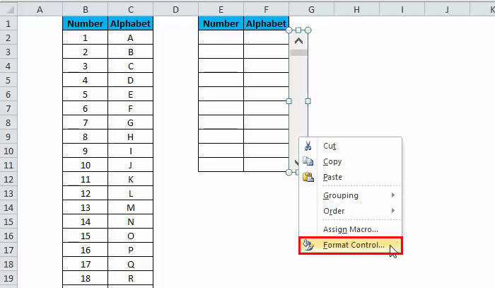 SCROLLBAR Example 1-14