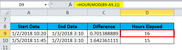 TIME Example Hour mod 1