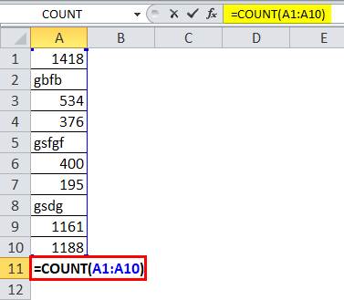 COUNT Function 1-1