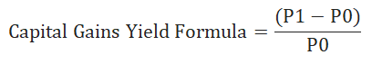 Capital Gains Yield Formula