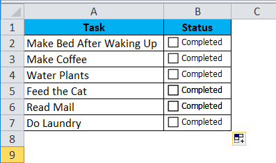 CheckBox Example 2-5