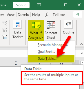 Data Table Description