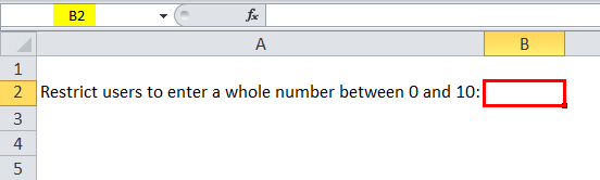 Data Validation Example 1-1