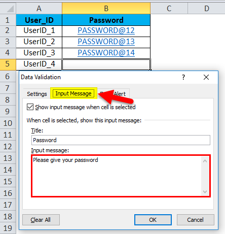Data Validation Example 2-5