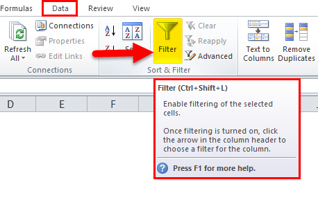 Excel AutoFilter Step