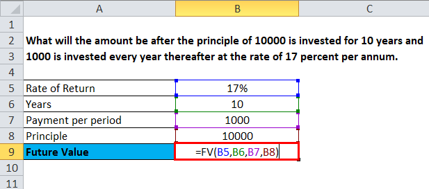 Future Value Example 1-1