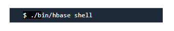 HBase Commands