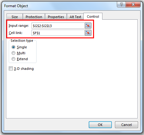 List box example 2 step 2