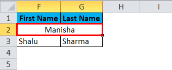Merge Cells Example 1-6