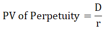 Perpetuity Formula